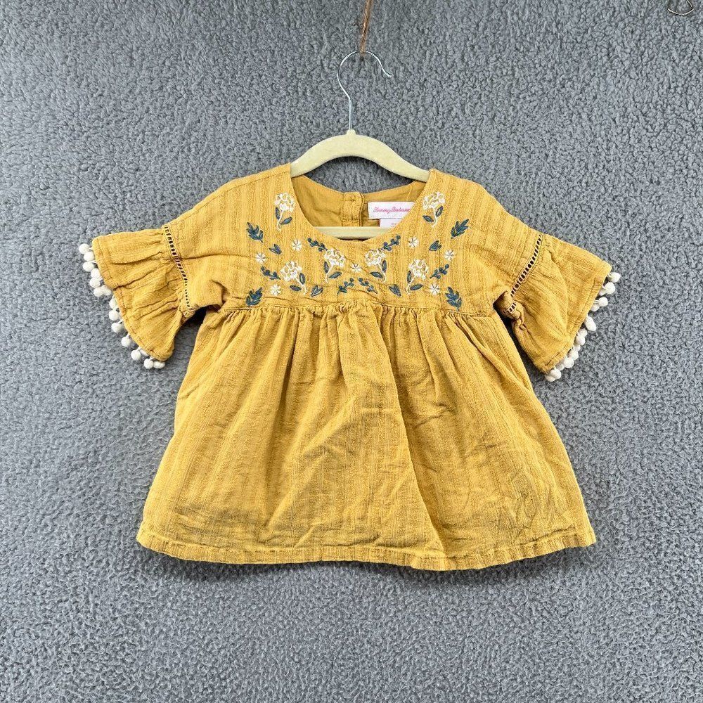 Tommy Bahama Girls Embroidered Floral Boho dress